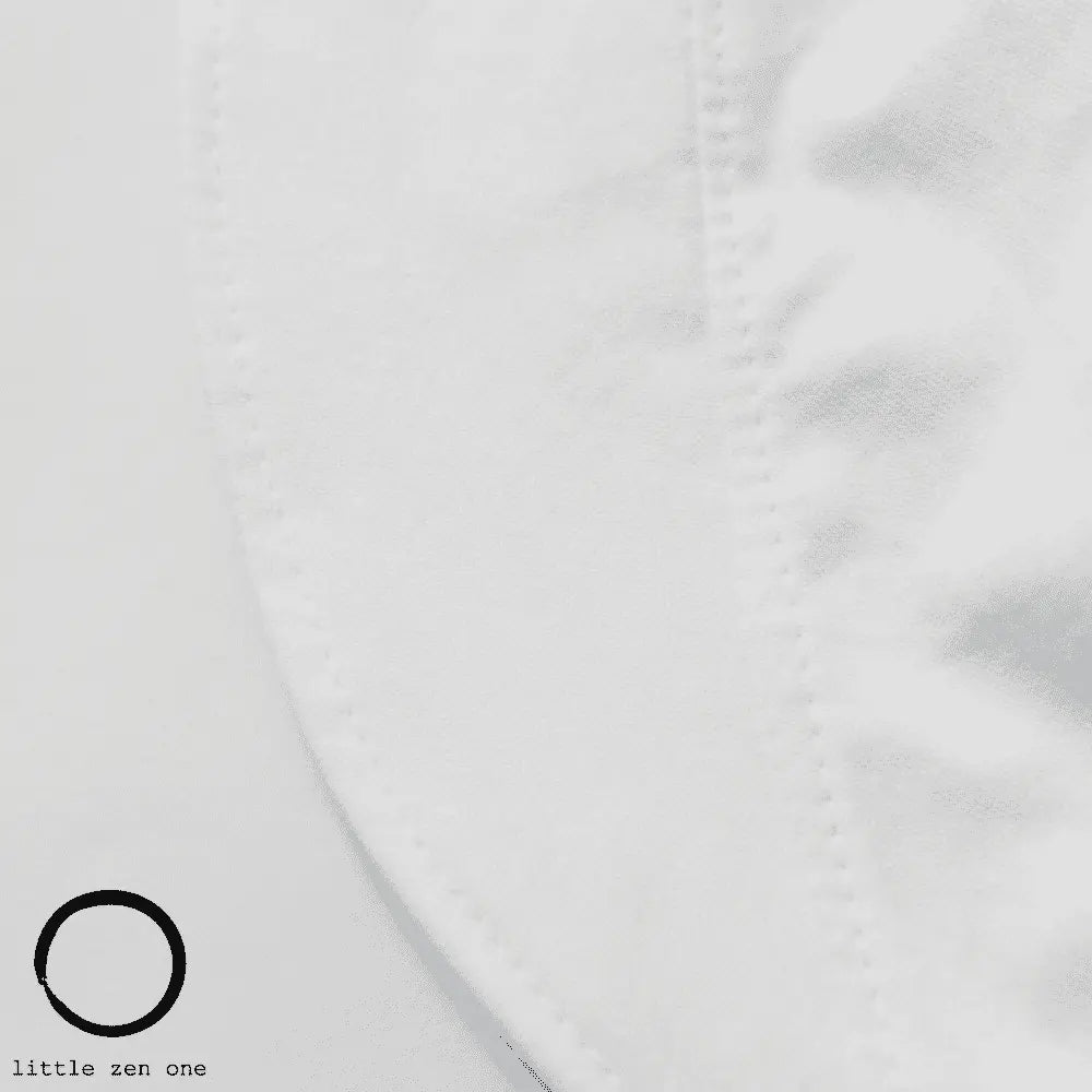 White Oxford Cotton Infant and Toddler UPF50+ Sun Protection Bonnet - Baby Carrier AccessoriesLittle Zen One628185032700