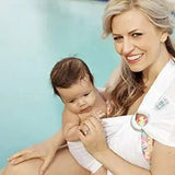 White Wave Water Ring Sling by Beachfront Babywater Carrier
